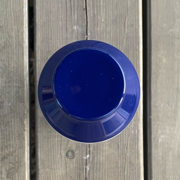 Jonathan Adler Blue and Purple Scala Stripe Cocktail Shaker Drink Mixer - Picture 12 of 12